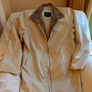 Burberry rain trench coat